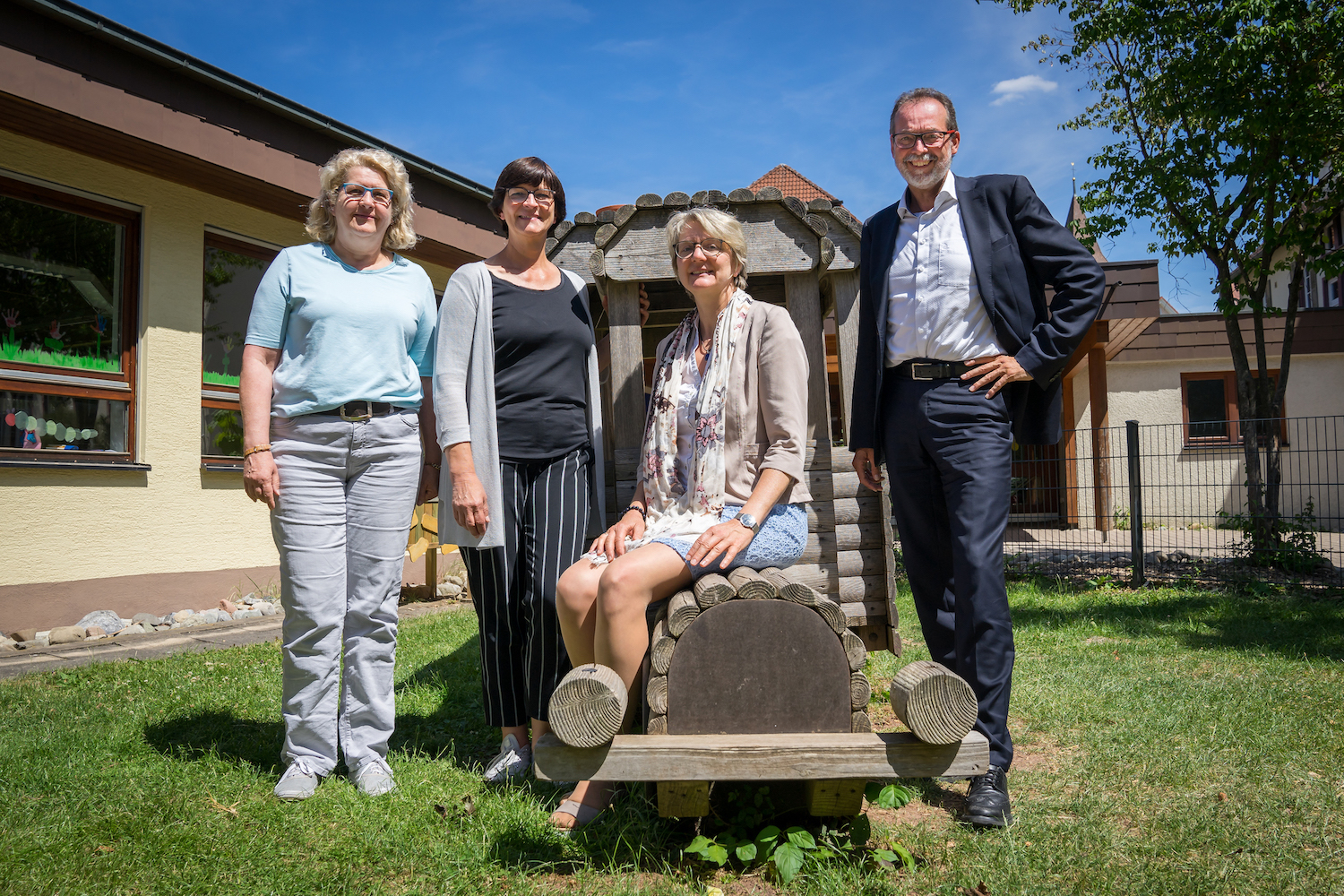 Spannende Gespräche in Gültlingen mit Iris Braun, Tabea Cramme und Ulrich Bünger 